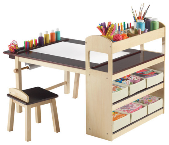 Kids Craft Tables And Chairs
 Deluxe Art Center modern kids tables and chairs