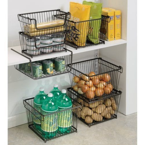 Kitchen Storage Baskets
 Pantry Organization Ideas Food Storage Containers and