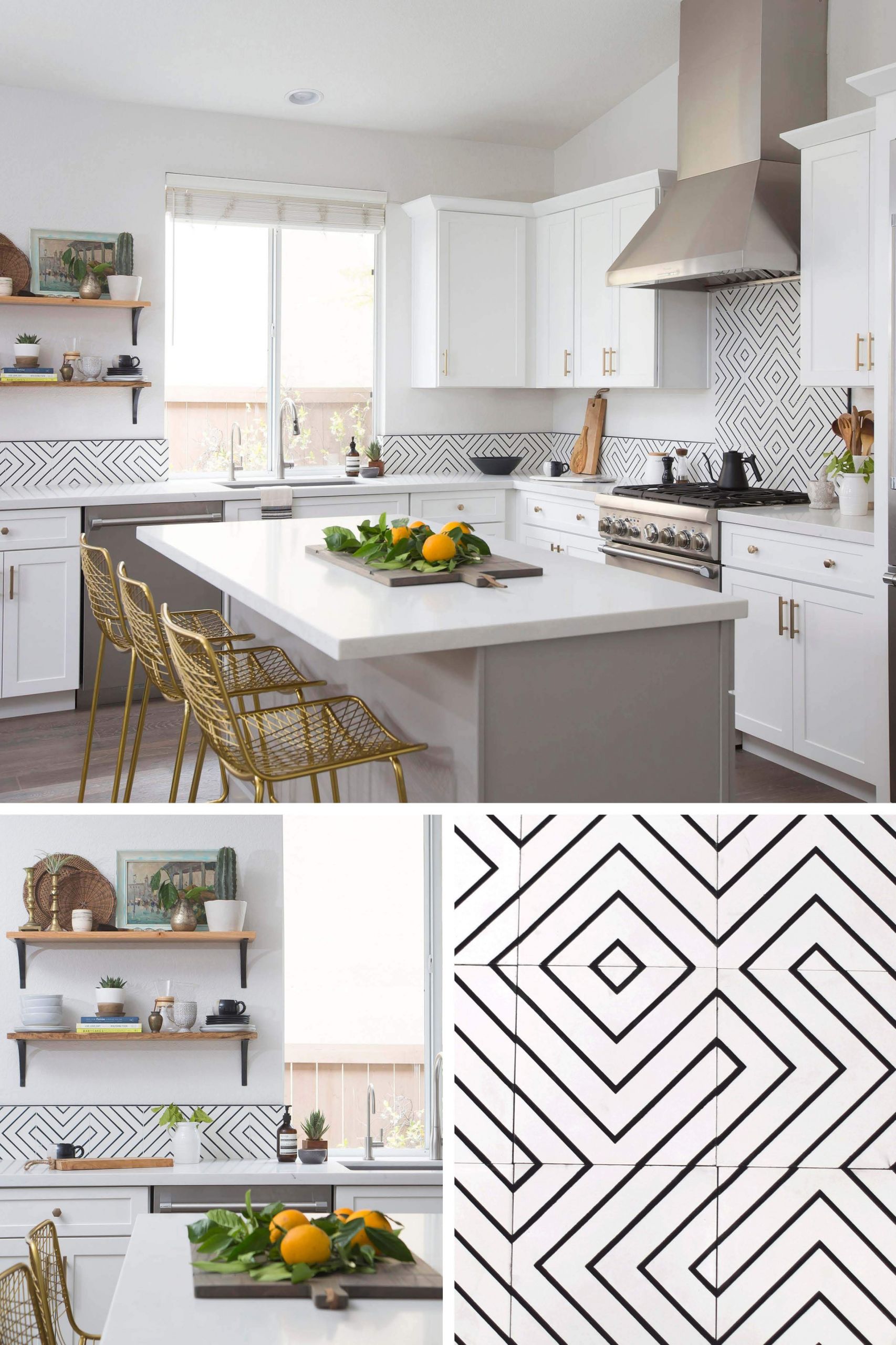 Kitchen Tiles Images
 kitchen reno encaustic cement tile backsplash steals the