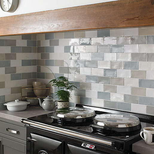Kitchen Tiles Images
 Wickes Farmhouse Willow Ceramic Tile 150 x 75mm