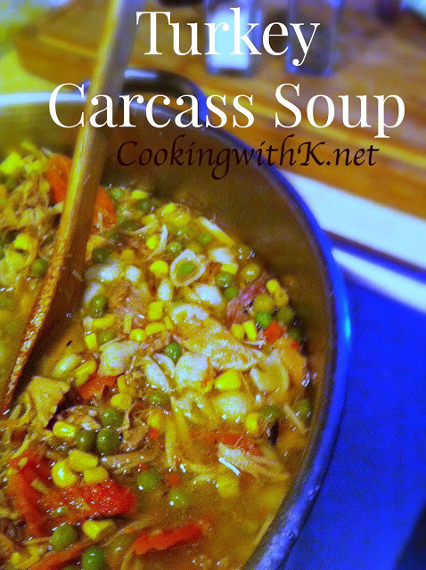Leftover Turkey Carcass Soup
 Cooking with K Turkey Carcass Soup What to do with
