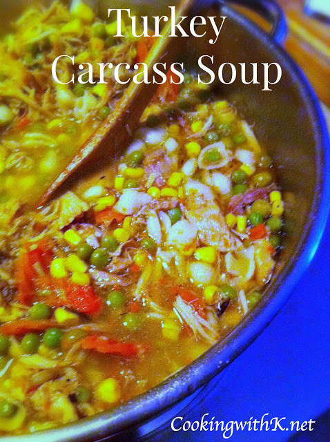 Leftover Turkey Carcass Soup
 Cooking with K Turkey Carcass Soup What to do with