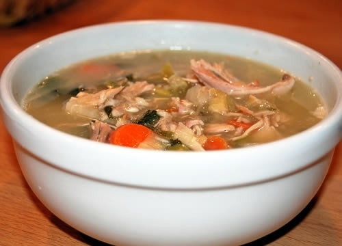 Leftover Turkey Carcass Soup
 Roast Turkey Soup with Winter Ve ables Recipe The