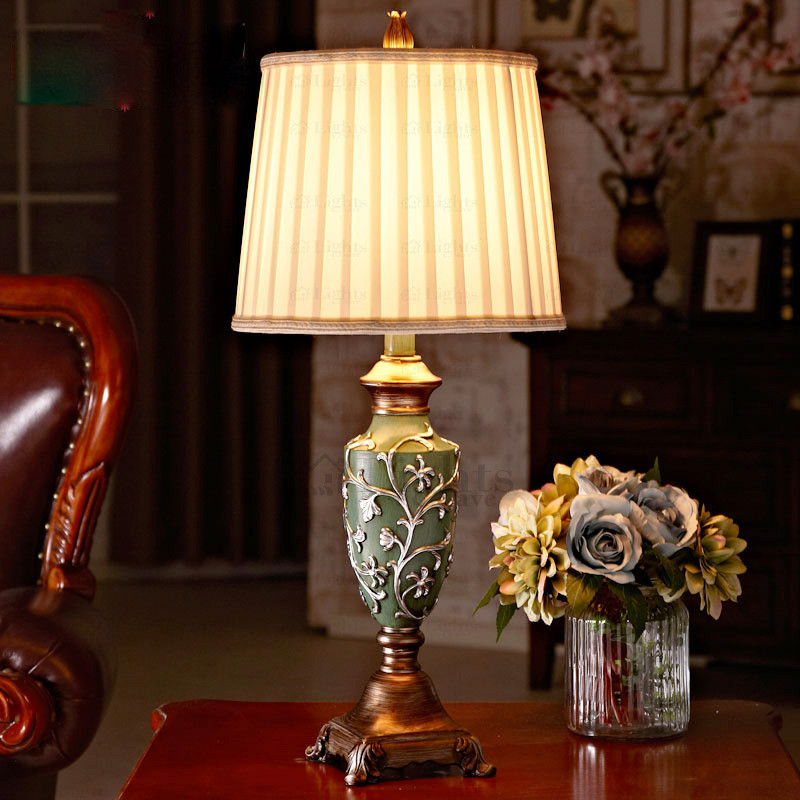Living Room Lamp Tables
 Modern E26 E27 Fabric Shade Living Room Table Lamps