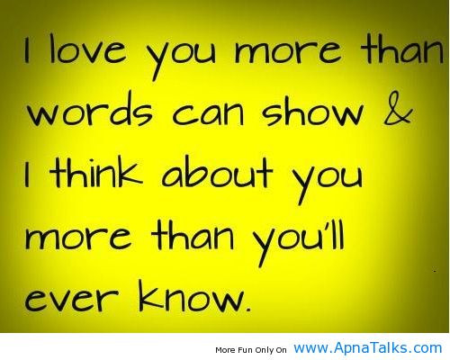 Love You More Quotes
 I Love You More Than Quotes Funny QuotesGram