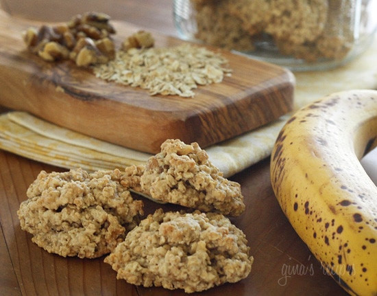 Low Cholesterol Oatmeal Cookies
 Chewy Low Fat Banana Nut Oatmeal Cookies