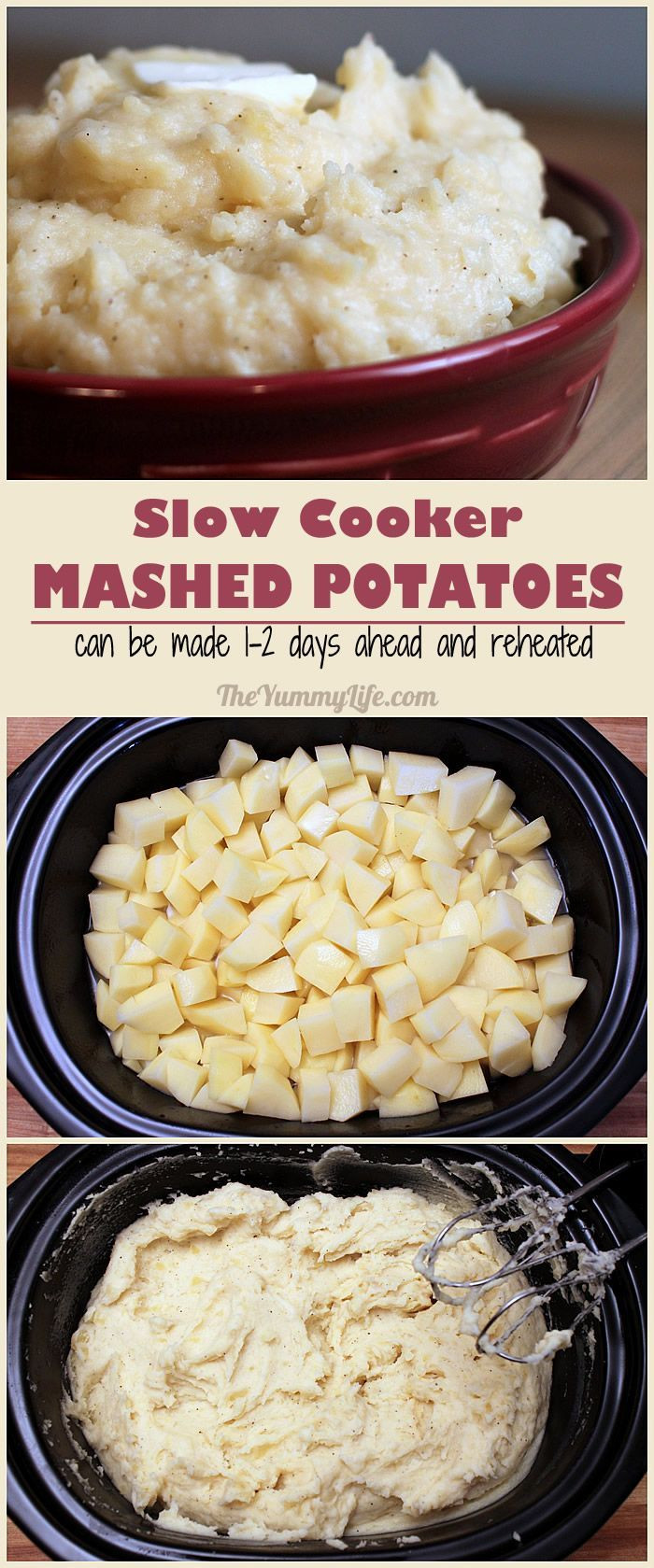 Mashed Potatoes In Crockpot Make Ahead
 457 best images about Recipes TheYummyLife on Pinterest