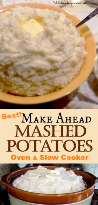 Mashed Potatoes In Crockpot Make Ahead
 Make Ahead Mashed Potatoes Recipe What s Cooking America