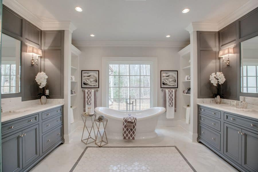 Master Bathroom Tub
 34 Luxury Master Bathrooms that Cost a Fortune in 2020