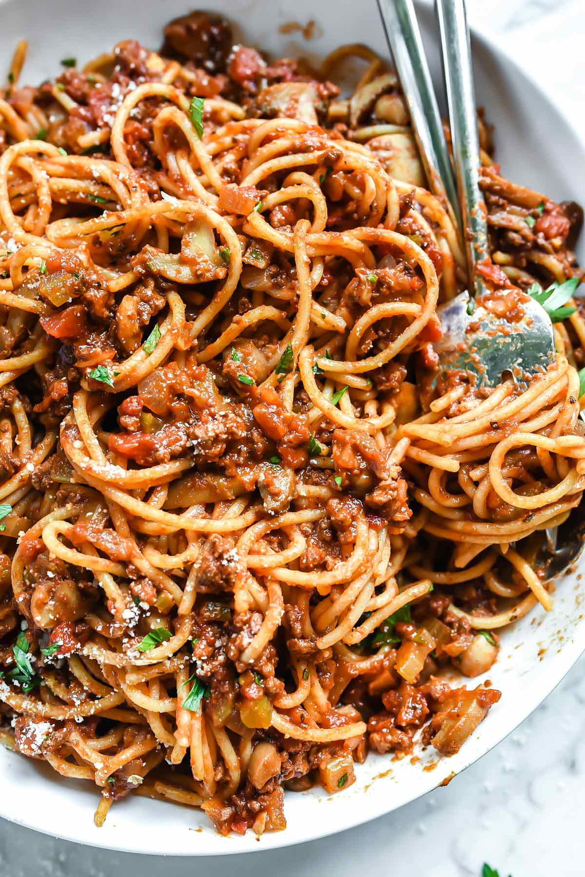 Meat Spaghetti Sauce
 Mom s Homemade Spaghetti Recipe & Meat Sauce