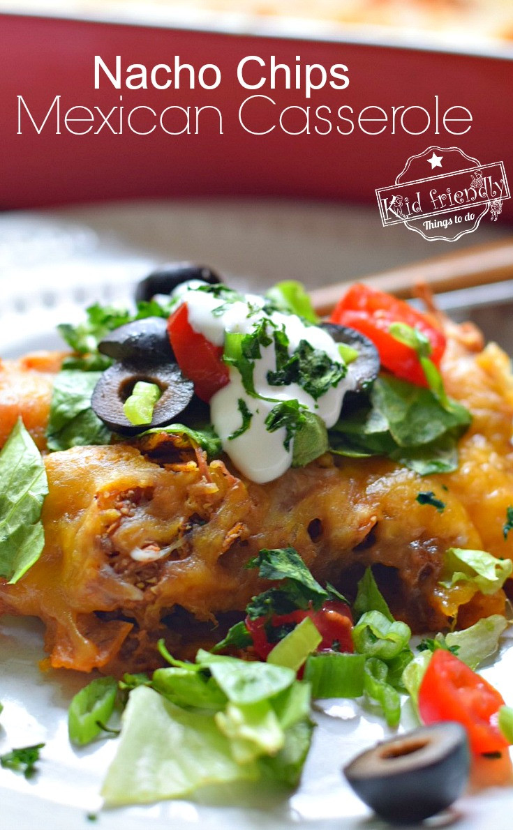 Mexican Taco Casserole
 The Best Nacho Cheese Chips Mexican Taco Casserole Recipe