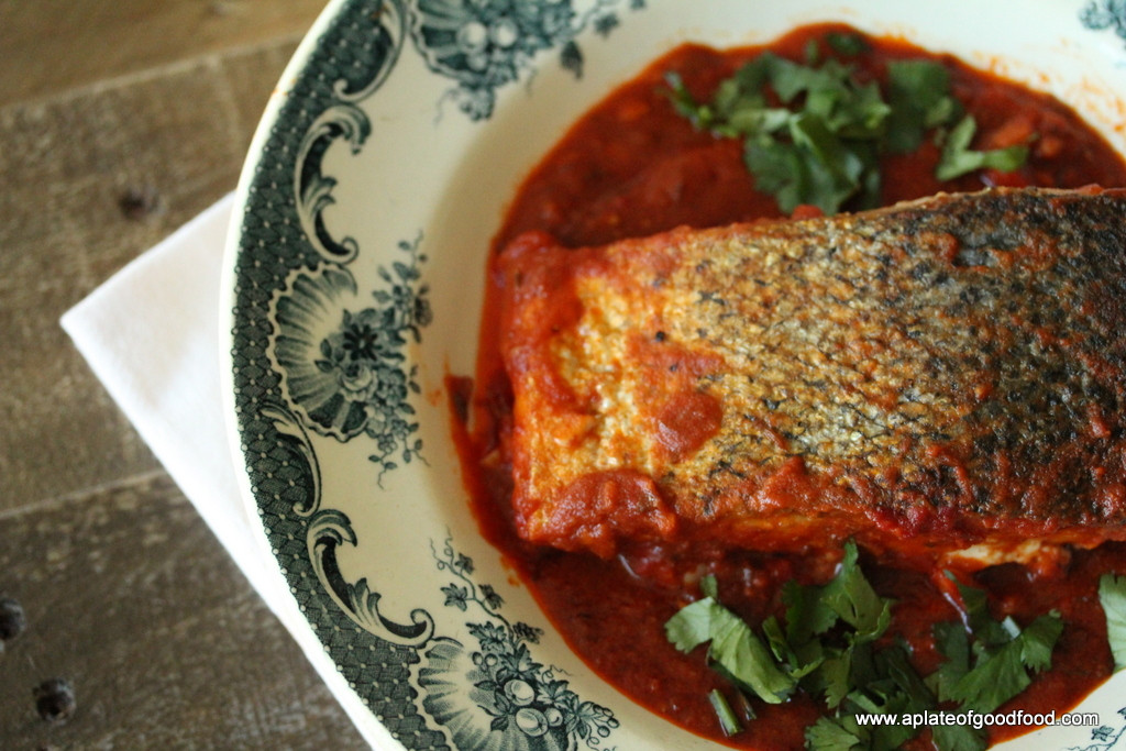 Middle Eastern Fish Recipes
 Fish in Chraimeh Sauce