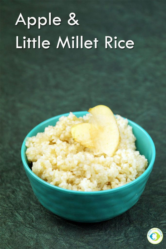 Millet For Baby
 APPLE & LITTLE MILLET RICE KHEER for Babies Toddlers