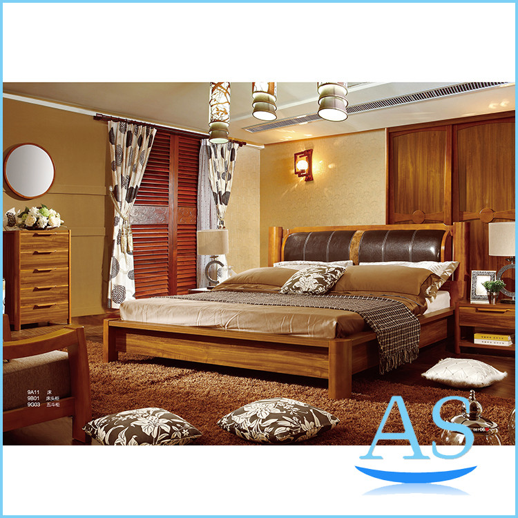 Modern Wood Bedroom Furniture
 2015 modern teak wood bedroom furniture popular bedroom