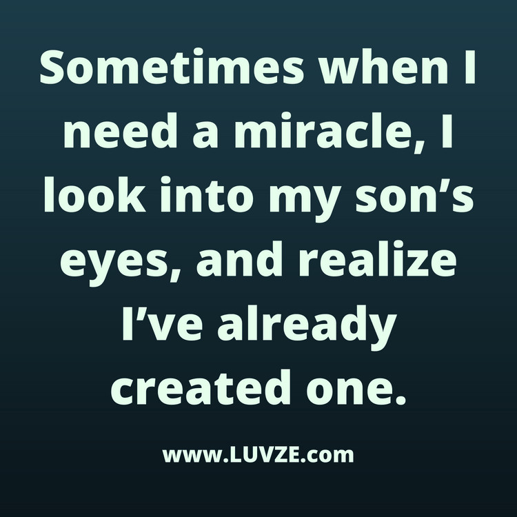 Mother Quotes From Son
 90 Cute Mother Son Quotes and Sayings