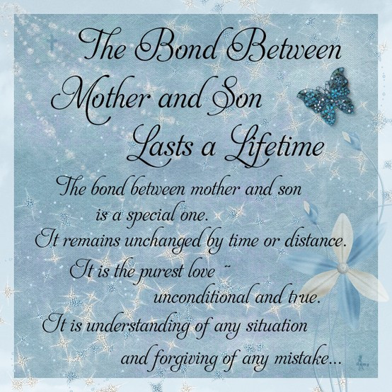 Mother Quotes From Son
 Quotes About Mother And Son Bond QuotesGram