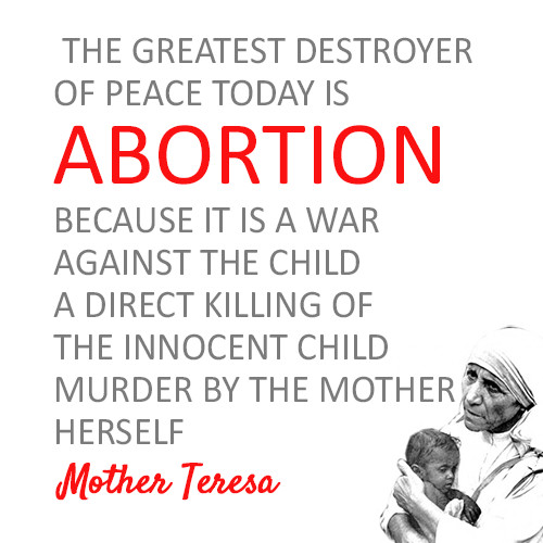 Mother Teresa Quotes On Abortion
 Catholic in Brooklyn Meditation on the Eighth Station of