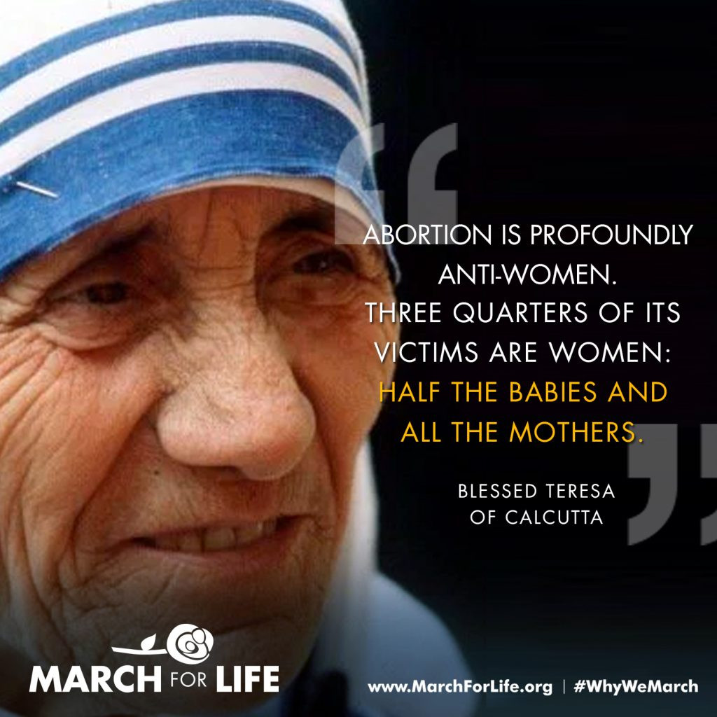 Mother Teresa Quotes On Abortion
 7 of our Favorite Mother Teresa Quotes