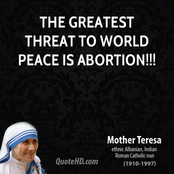 Mother Teresa Quotes On Abortion
 Best Movie Threat Quotes QuotesGram