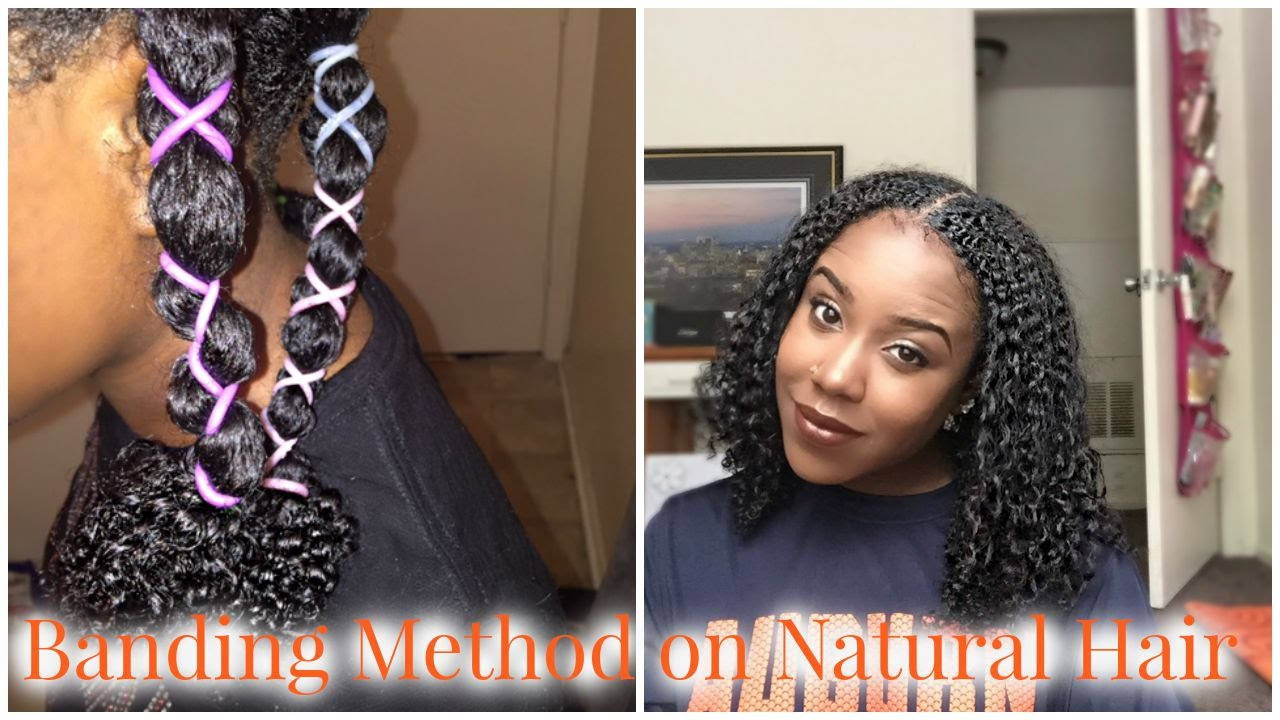 Natural Hairstyles After Wash
 Banding Method on Natural Hair [How To Stretch A Wash and