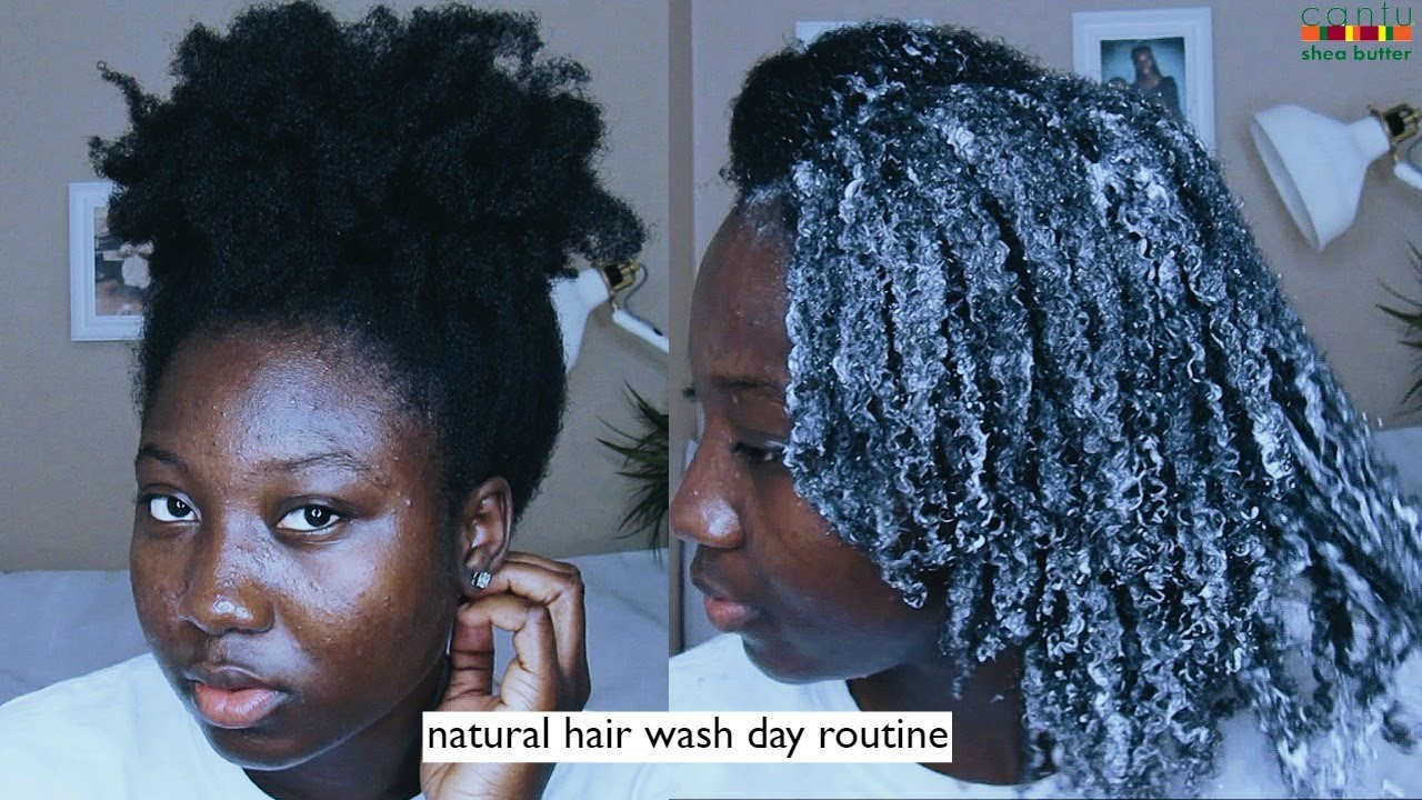 Natural Hairstyles After Wash
 My 4C Natural Hair Wash Day Routine