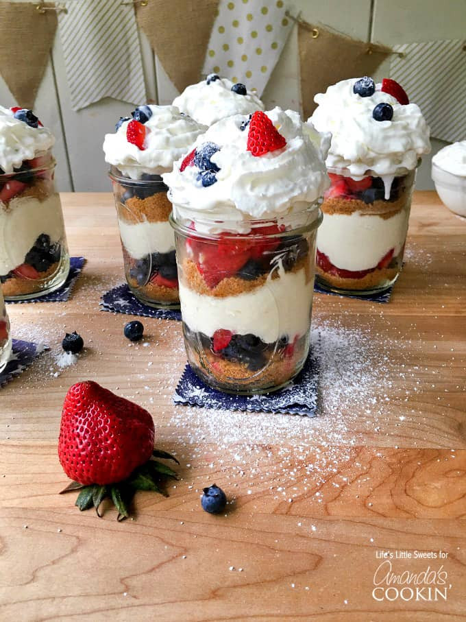 No Bake 4Th Of July Desserts
 No Bake Berry Cheesecake Trifle 4th of July dessert