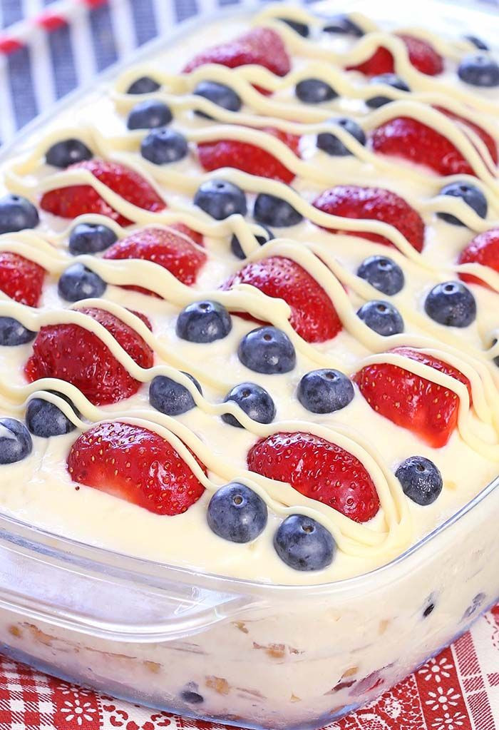 No Bake 4Th Of July Desserts
 No Bake Summer Berry Icebox Cake Recipe
