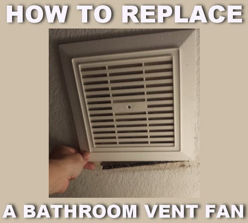Noisy Bathroom Exhaust Fan
 How To Replace A Noisy Broken Bathroom Vent Exhaust Fan