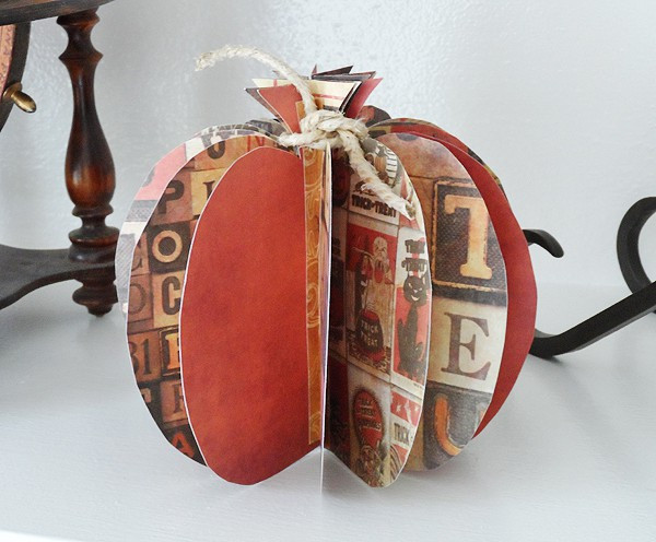 November Crafts For Adults
 3D Paper Pumpkin Crafts by Amanda