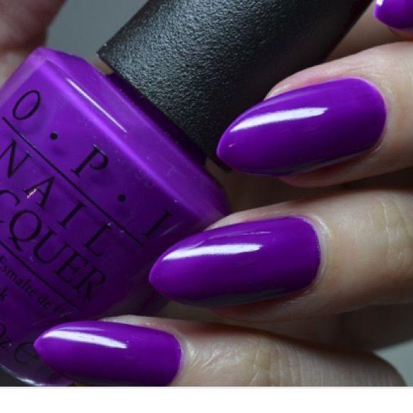 O.p.i Nail Designs
 ISO ISO this neon purple O P I nail polish for a fair