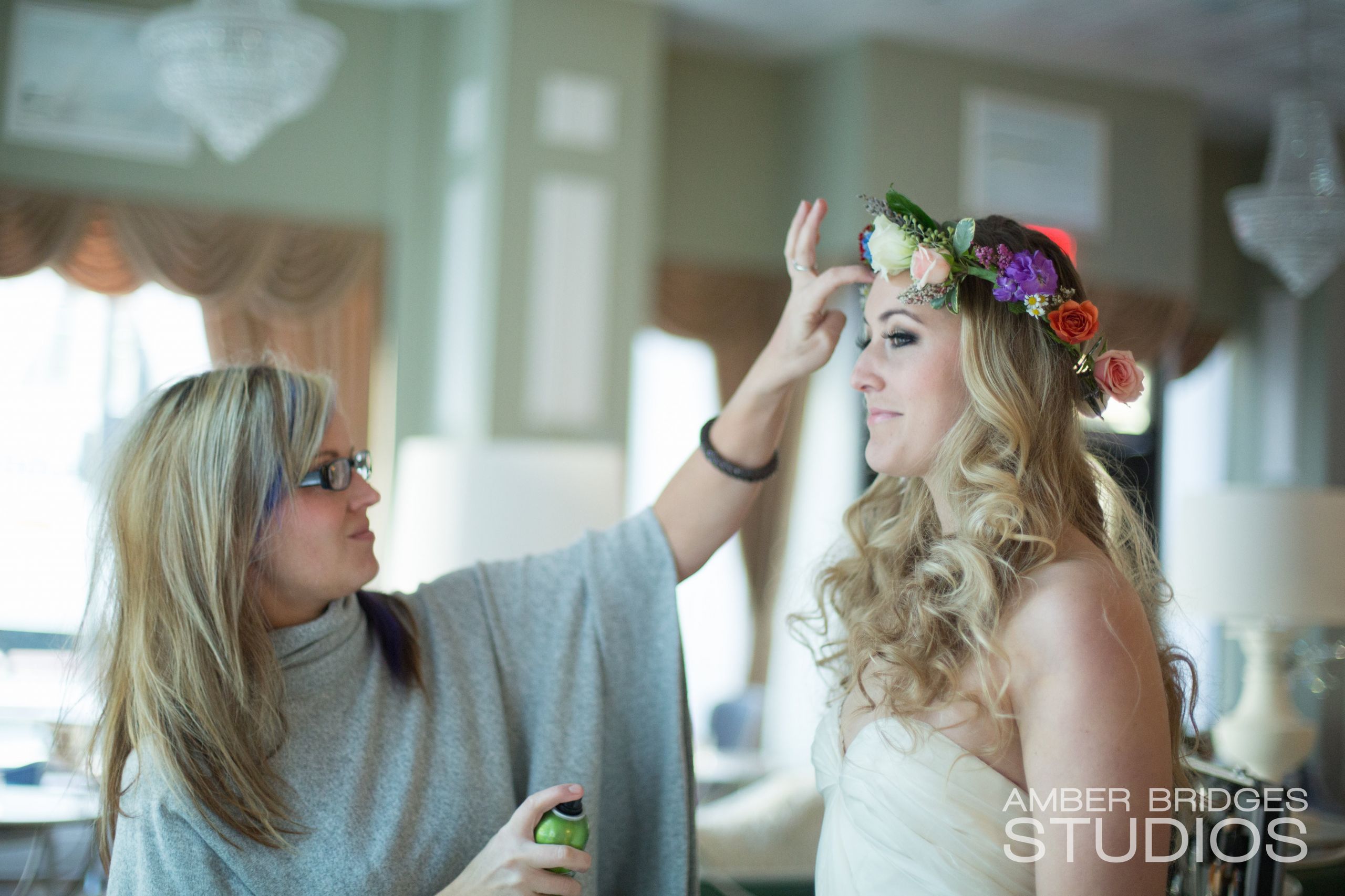 On Site Wedding Hair And Makeup
 Rollers & Rouge