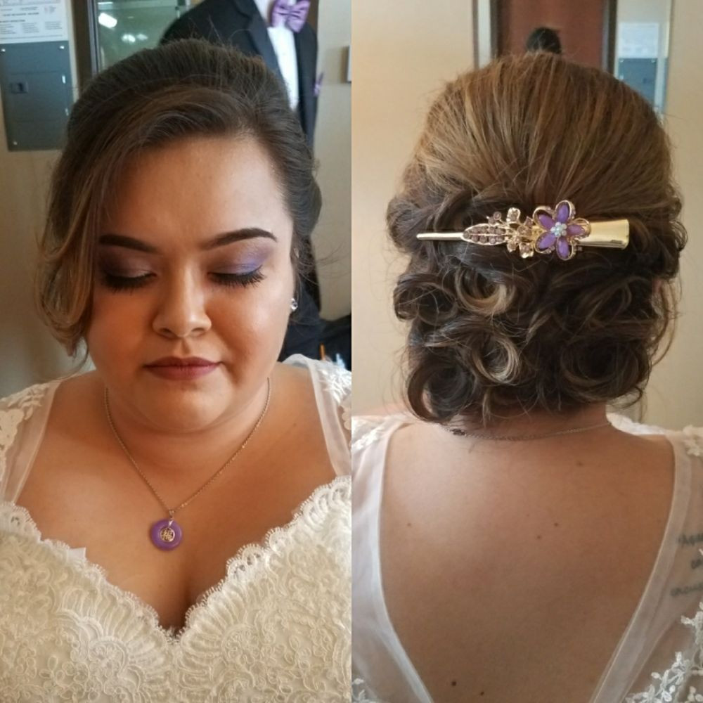 On Site Wedding Hair And Makeup
 Wedding onsite updo hairstyles and makeup Yelp