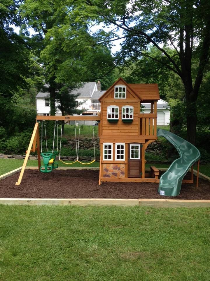 childrens outdoor playsets without swings