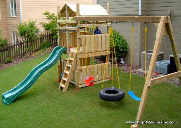 Outdoor Swing Sets For Kids
 The Village Waste or Want 11 Backyard Swing Set