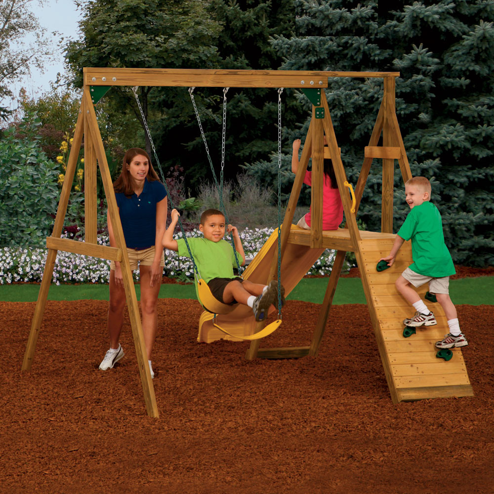 Outdoor Swing Sets For Kids
 Backyard Summer Safety Swing Sets