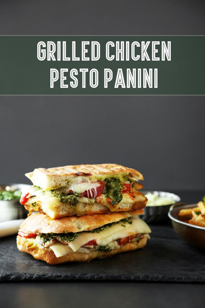 Pesto Panini Recipe
 Grilled Chicken Pesto Panini The Candid Appetite