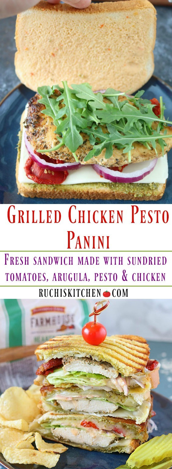 Pesto Panini Recipe
 Grilled Chicken Pesto Panini Chicken Pesto Panini Recipe