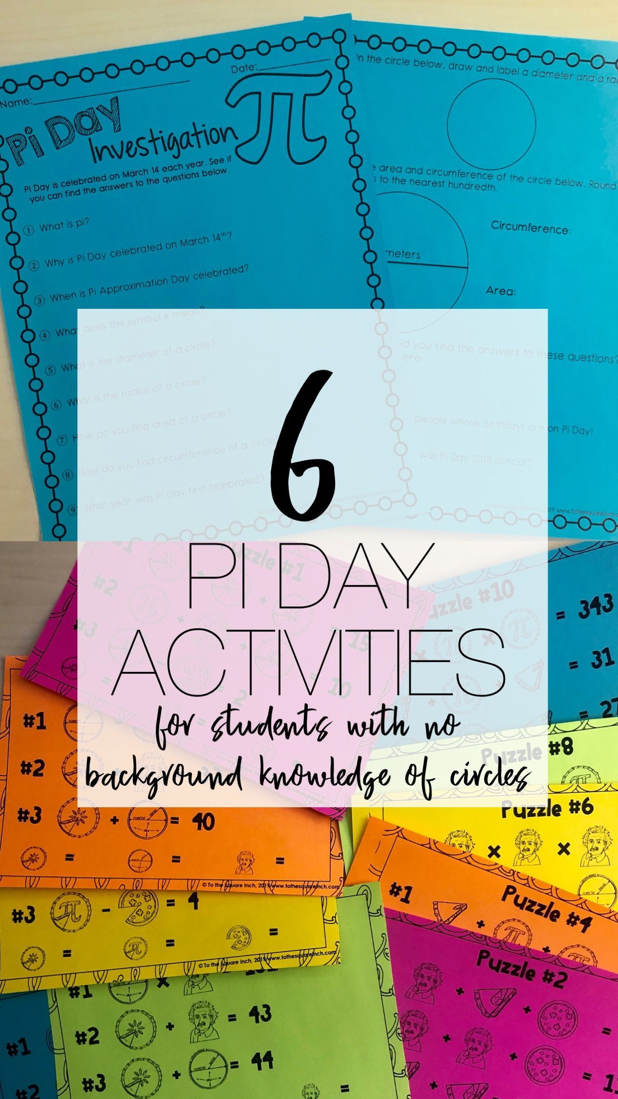 Pi Day Activities For Elementary School
 Pi Day Activities for upper elementary and middle school