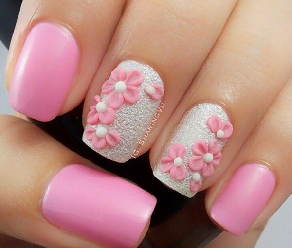 Pink And White Nail Designs
 50 Most Beautiful Pink And White Nails Designs Ideas You