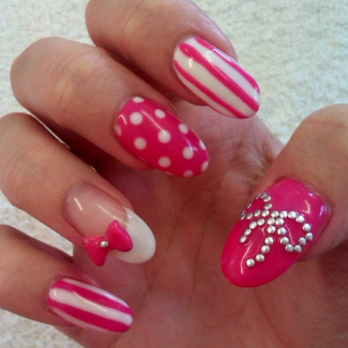 Pink And White Nail Designs
 Pink And White Nail Art Designs s and