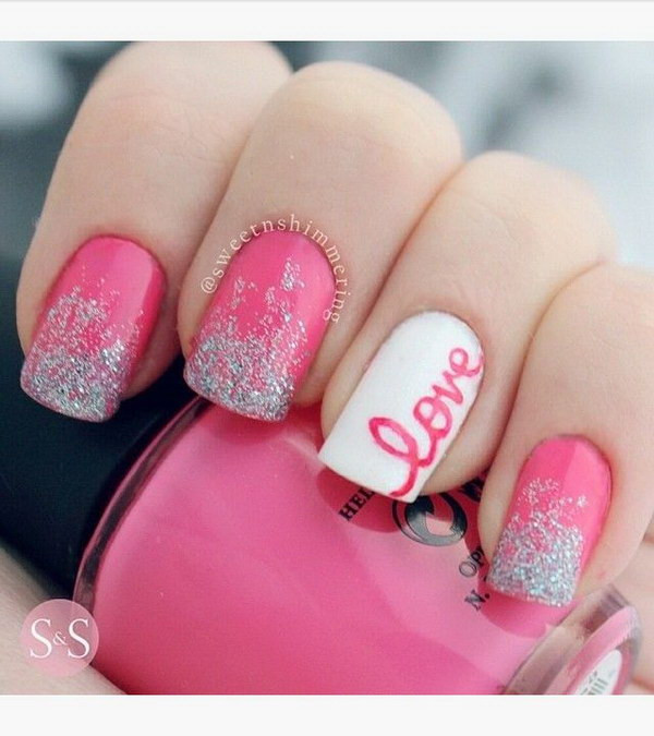 Pink And White Nail Designs
 50 Lovely Pink and White Nail Art Designs