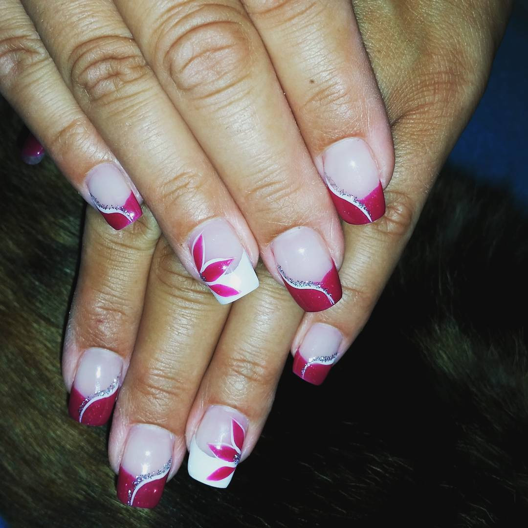 Pink And White Nail Designs
 27 White Color Summer Nail Designs Ideas
