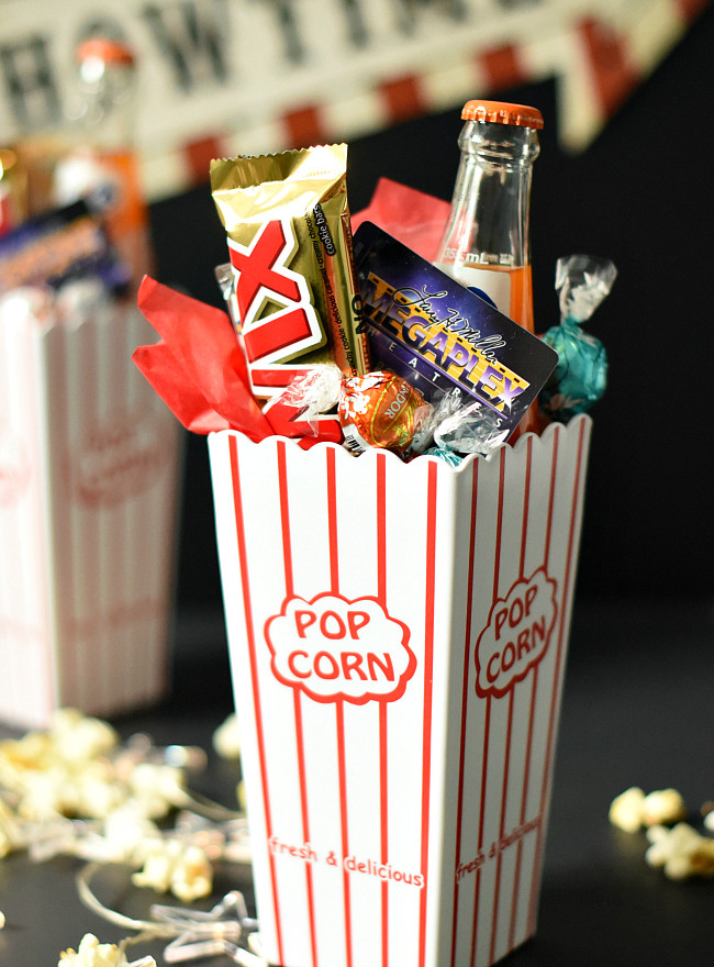 Popcorn Movie Gift Basket Ideas
 Movie Night Gift Basket – Fun Squared