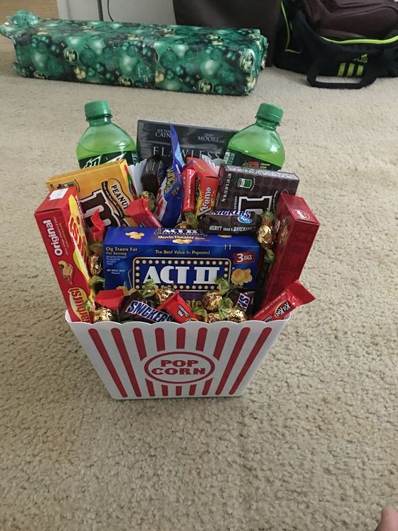 Popcorn Movie Gift Basket Ideas
 DIY Movie Night Ideas at Home