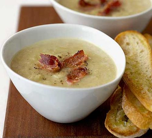 Potato Soup Recipes With Bacon
 Leek bacon & potato soup recipe