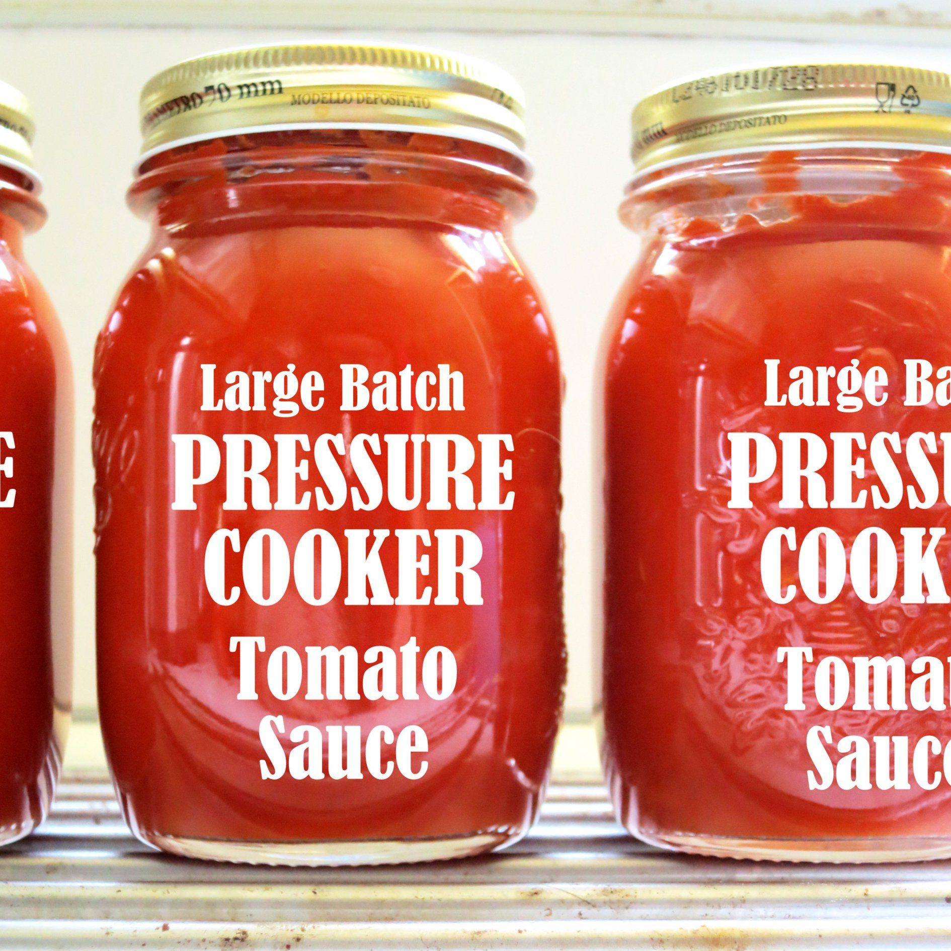 Pressure Canning Tomato Sauce
 Batch Tomato Sauce pressure cooker Recipe