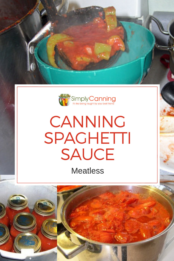 Pressure Canning Tomato Sauce
 Canning Spaghetti Sauce meatless is a snap with this great