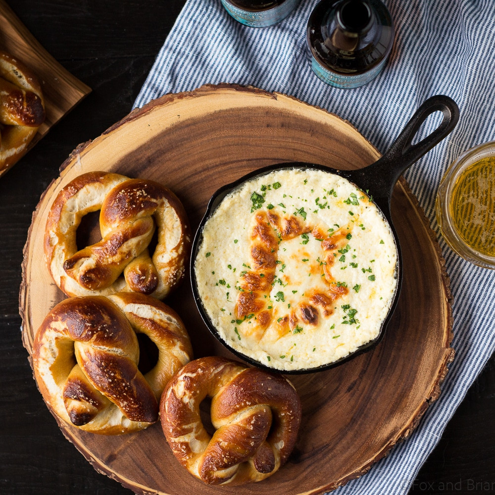 Pretzels Beer Cheese Dip
 Soft Beer Pretzels with Beer Cheese Dip Fox and Briar