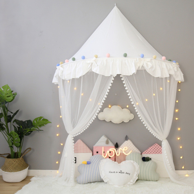 Princess Baby Room Decor
 Foldable Kids Tent Girl Princess Teepees for Children