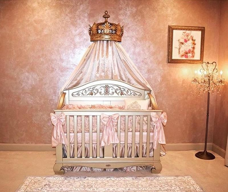 Princess Baby Room Decor
 Super sophisticated nursery for your pretty princess This